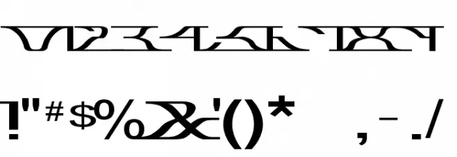 awitched Font OTHER CHARS