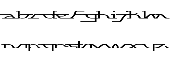 awitched Шрифта строчной