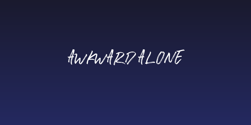 awkward alone Social Header