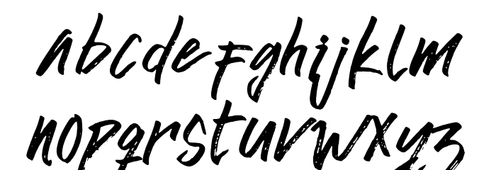 awkward alone Font LOWERCASE
