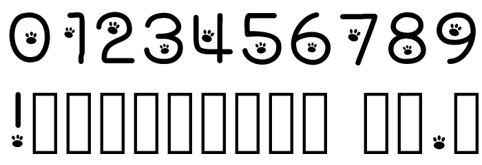 awpaws Font OTHER CHARS