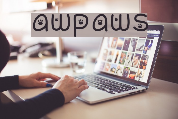 awpaws Font examples