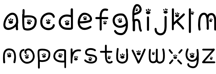 awpaws Font LOWERCASE