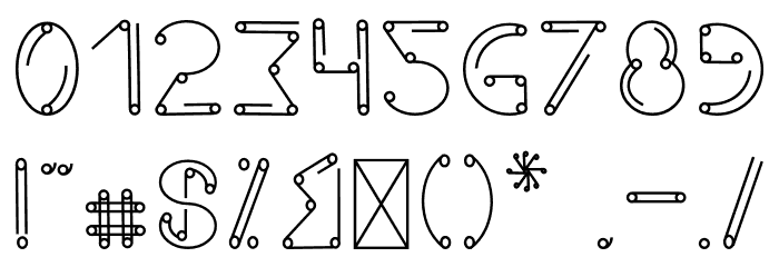 AXEON Regular Font OTHER CHARS