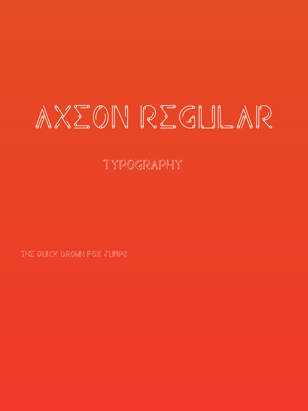 AXEON Regular Poster