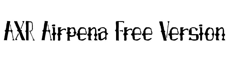 AXR Airpena Free Version  Free Fonts Download