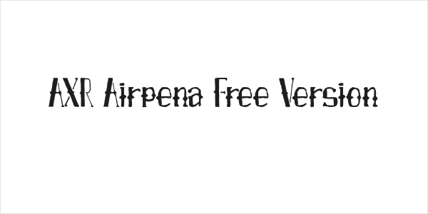 AXR Airpena Free Version Logo
