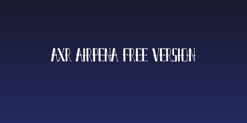 AXR Airpena Free Version Social Header