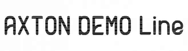 AXTON DEMO Line  Fuentes Gratis Descargar
