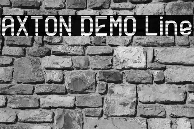 AXTON DEMO Line Font examples