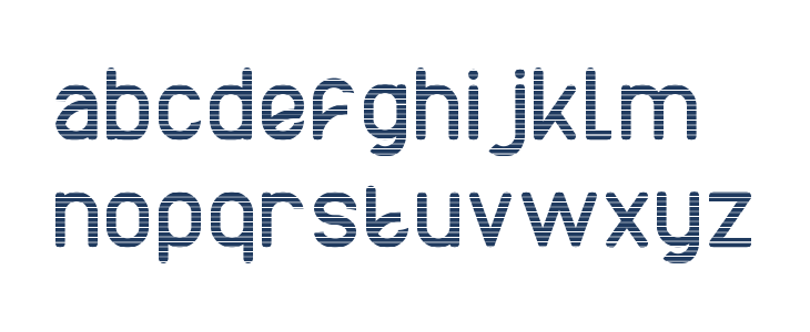 AXTON DEMO Line Lowercase