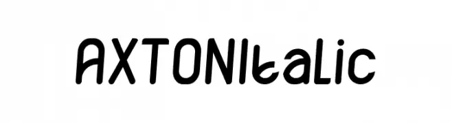 AXTON Italic  Descarca Fonturi Gratis