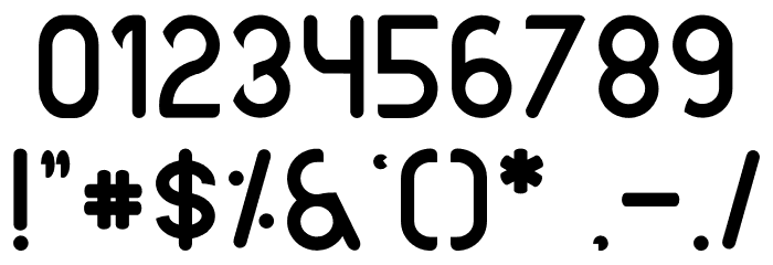 AXTON Font OTHER CHARS