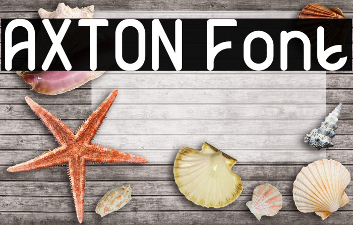AXTON Font examples