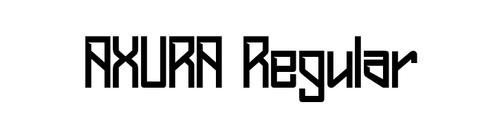 AXURA Regular  Descarca Fonturi Gratis