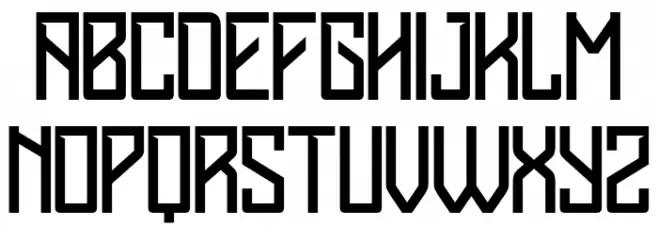 AXURA Regular フォント 大文字