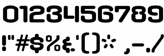 Axaxax-Regular Font OTHER CHARS