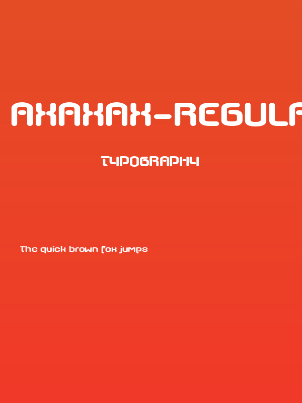 Axaxax-Regular Poster