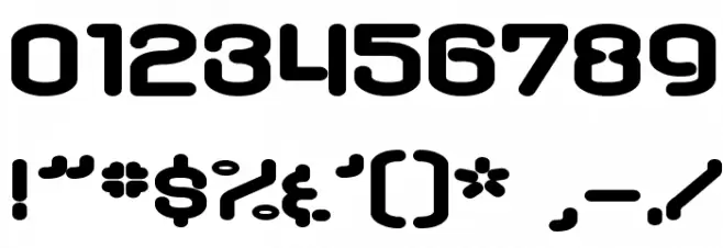 Axaxax Font OTHER CHARS