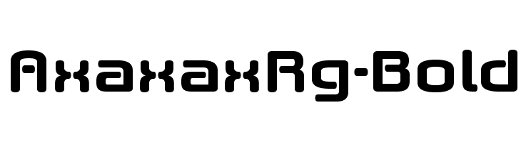 AxaxaxRg-Bold  font caratteri gratis