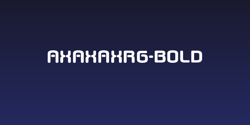 AxaxaxRg-Bold Social Header