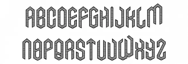 Axe Fill Font LOWERCASE