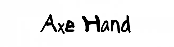 Axe Hand  免费字体下载