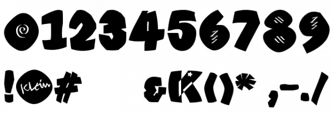 AxeBlack Font OTHER CHARS