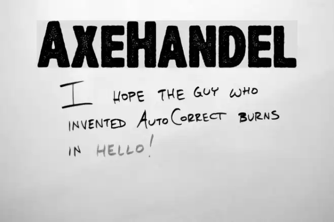 AxeHandel Font examples