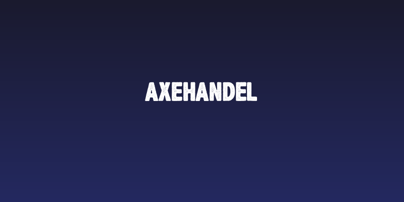 AxeHandel Social Header
