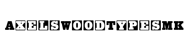 AxelsWoodTypesMK  フリーフォントのダウンロード