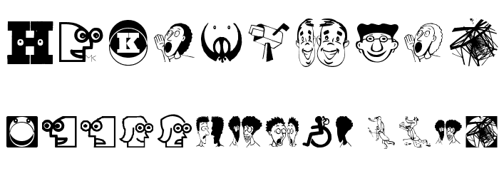 AxelsWoodTypesMK Font OTHER CHARS