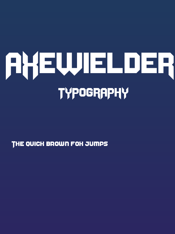 AxewieldeR Regular Poster