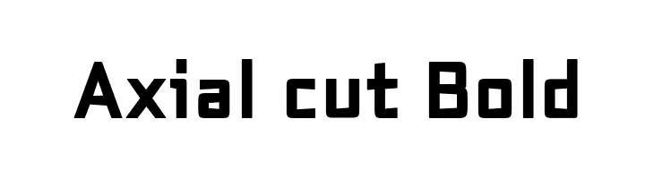Axial cut Bold  Free Fonts Download