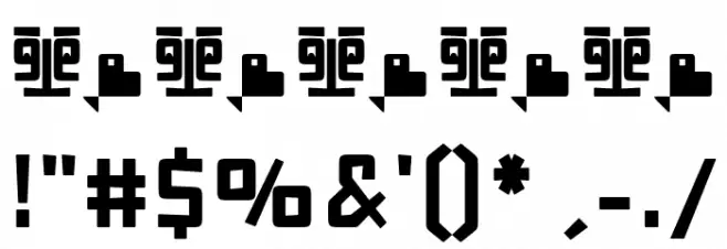 Axial cut Bold خط محارف أخرى