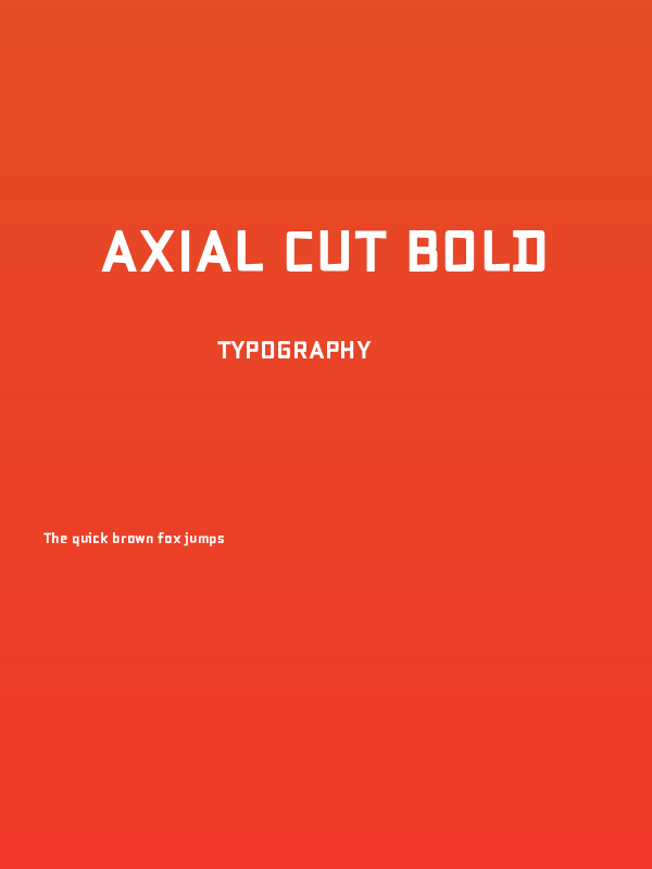 Axial cut Bold Poster