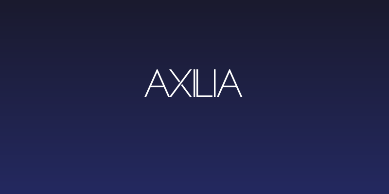 Axilia Social Header
