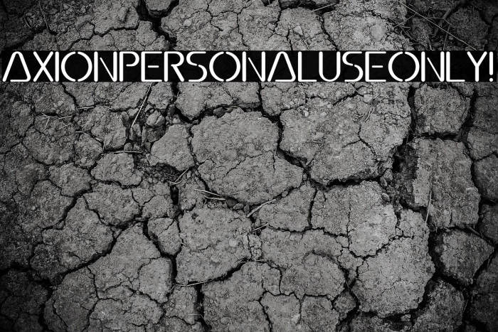 Axion PERSONAL USE ONLY! Example 1