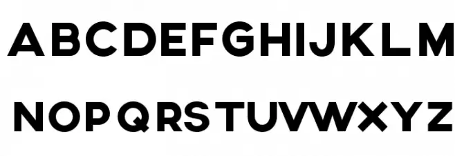 Axis Schriftart Groß