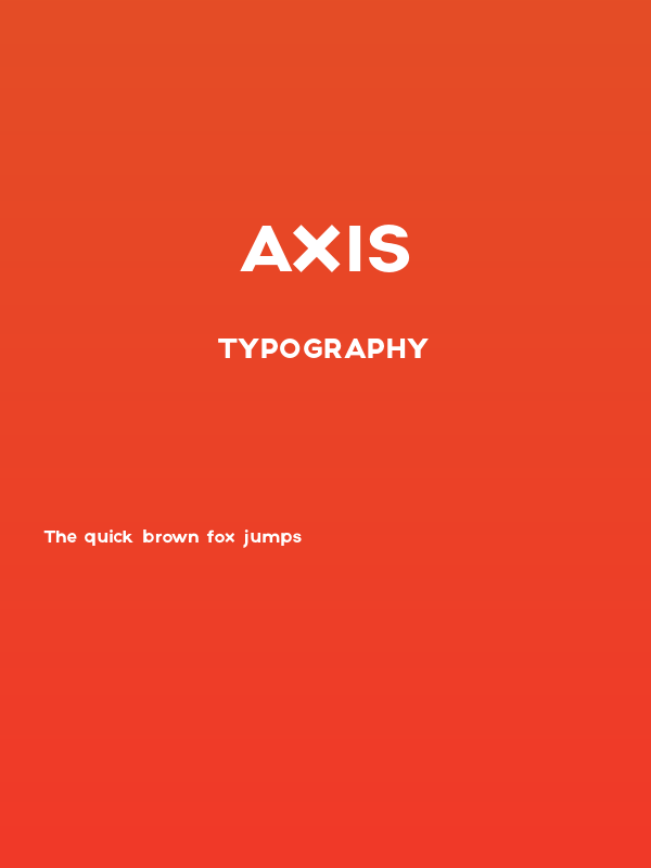 Axis Poster