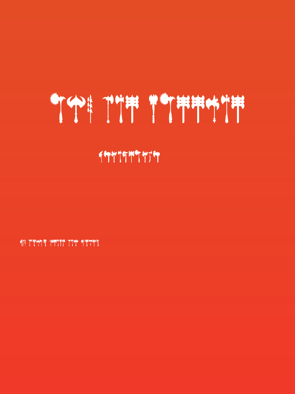 axe for warrior Poster