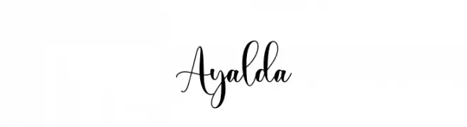 Ayalda  baixar fontes gratis