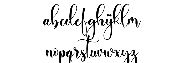 Ayalda Font LOWERCASE