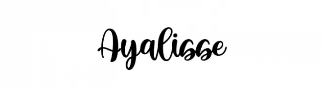 Ayalisse  baixar fontes gratis