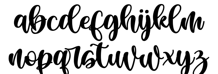 Ayalisse Font LOWERCASE