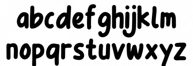 Ayamikan Fonte MINÚSCULAS