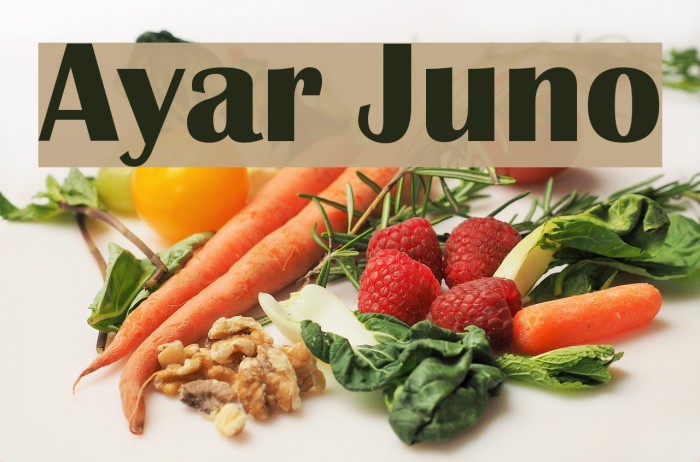 Ayar Juno Font examples