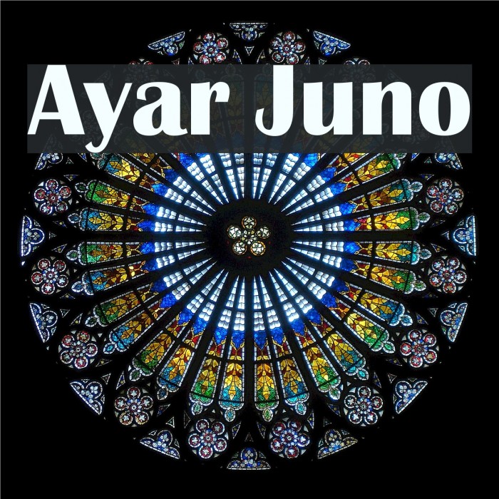 Ayar Juno Font examples