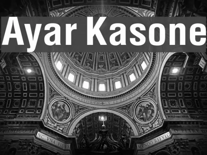 Ayar Kasone Font examples