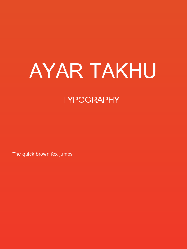 Ayar Takhu Poster